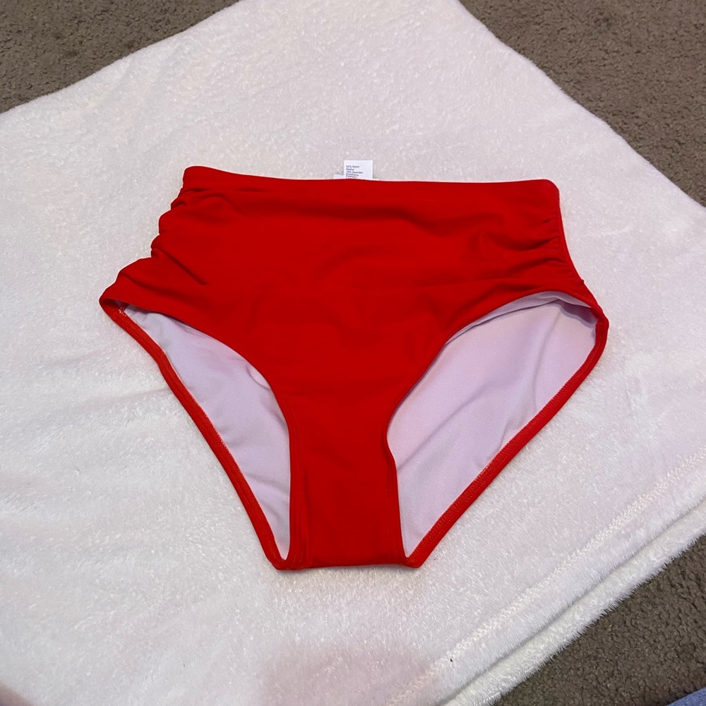 Red bikini bottoms